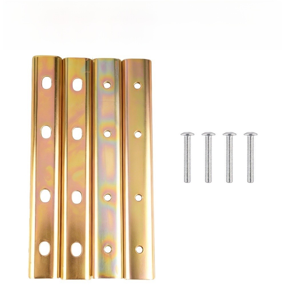 Rear Bike Basket Clip Hardware 4pcs Metal Bracket 16.7×2.3cm with Screws