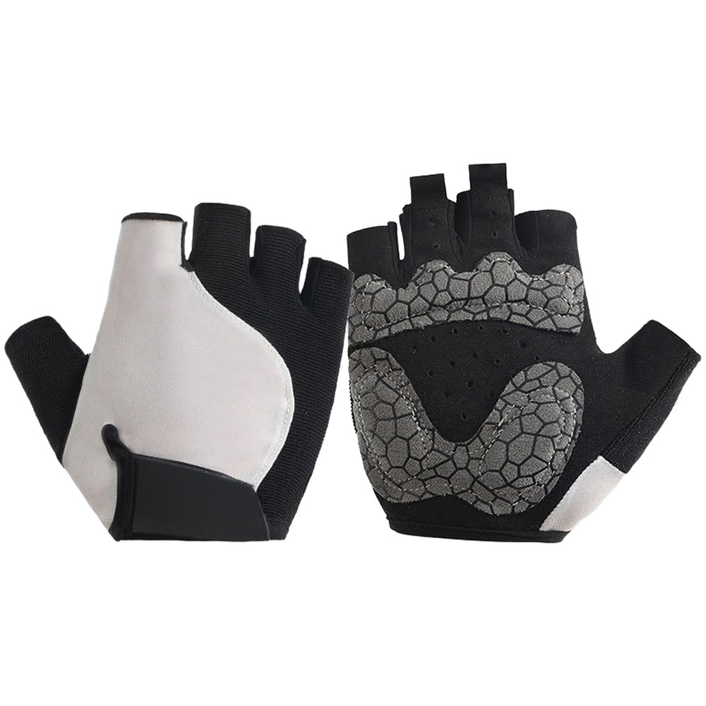 Half Finger Gloves for Bicycling Hiking with Reinforced Palm Protection