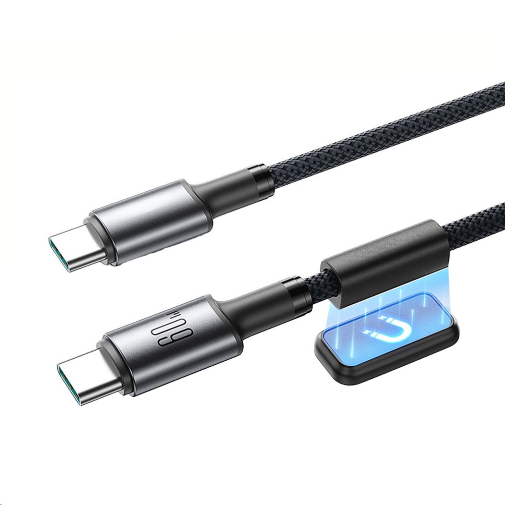 For Fast Charging Magnetic Cable with Built in Storage Base for Android 1.2m