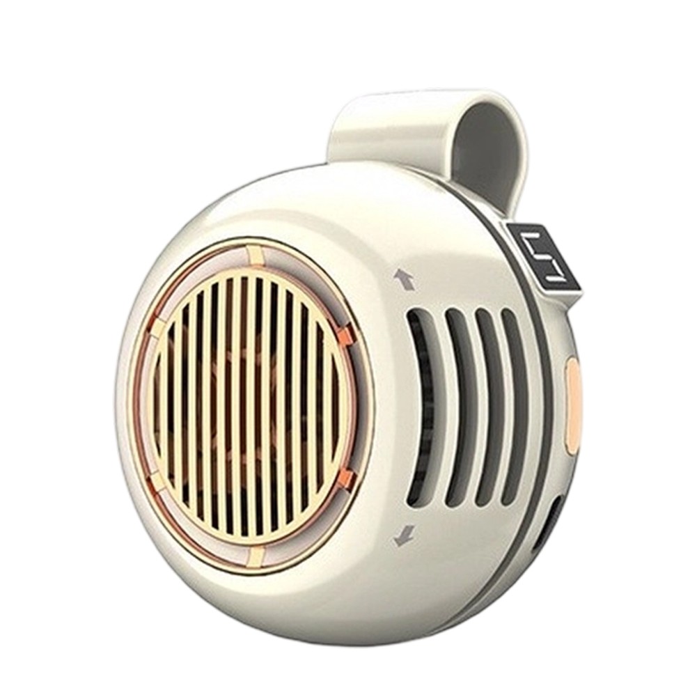 Bladeless Clip-on USB Fan 5 Speed Levels LED Display 1000mAh Long Life