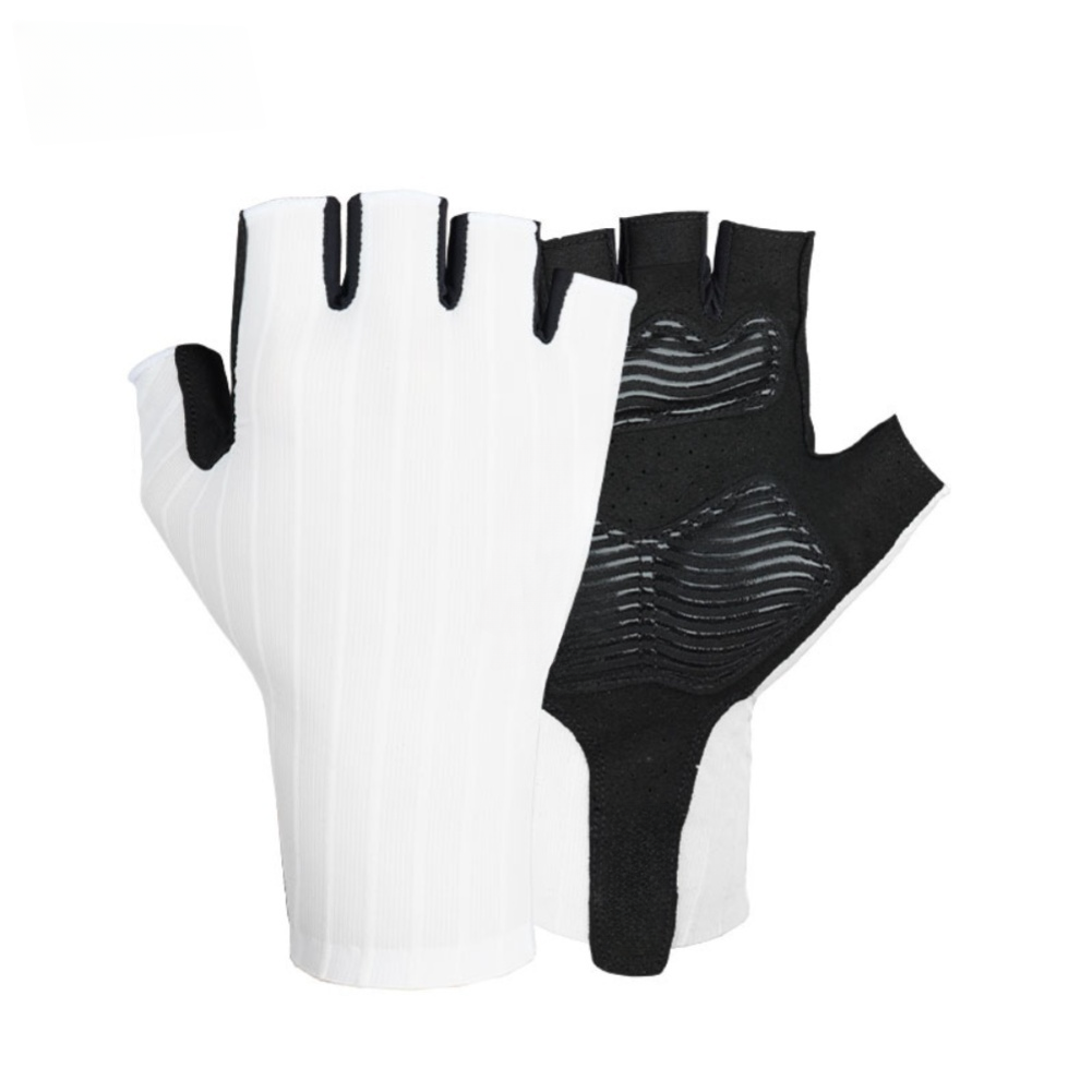 Unisex Cycling Gloves Short Finger with Moisture Wicking Polyester Fabric