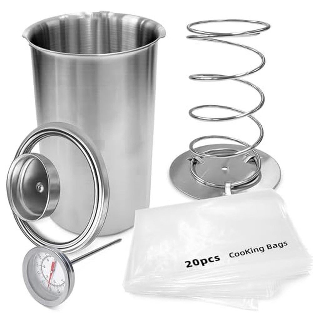 Stainless Steel Deli Press with Thermometer for Custom Lunch Meat Recipes