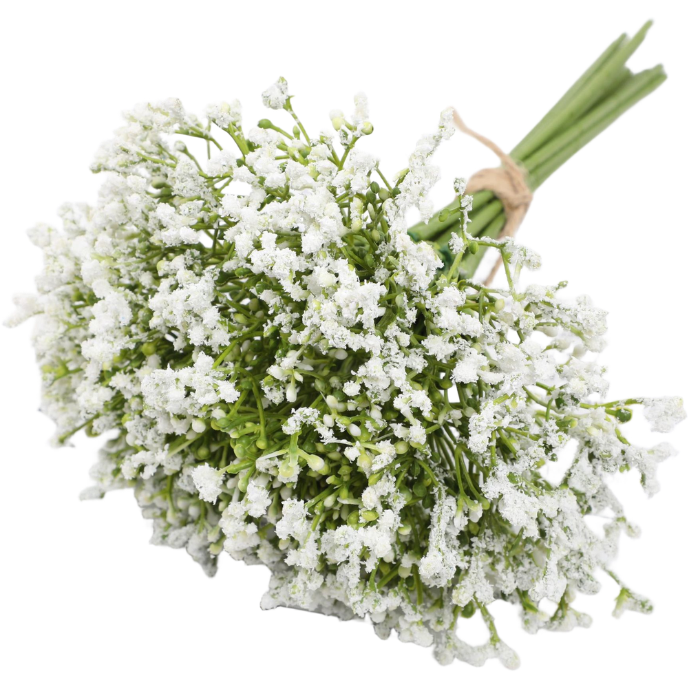 Plastic Foam Gypsophila Bouquet 12PCS for Studio Photography Home Setup
