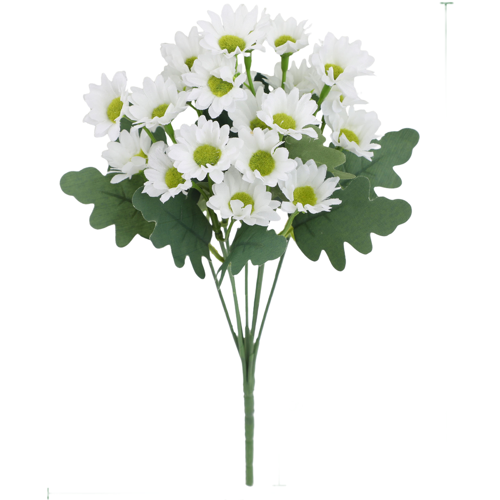 Lifelike Chamomile Flower Bouquet for Living Room Bedroom Office Decor