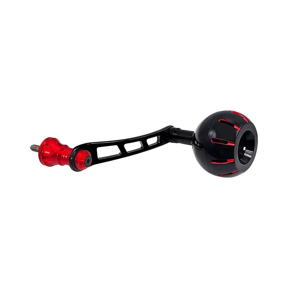 Single Arm Handle for FUEGO Reels 4000 Class Metal Black Gray Red Gold
