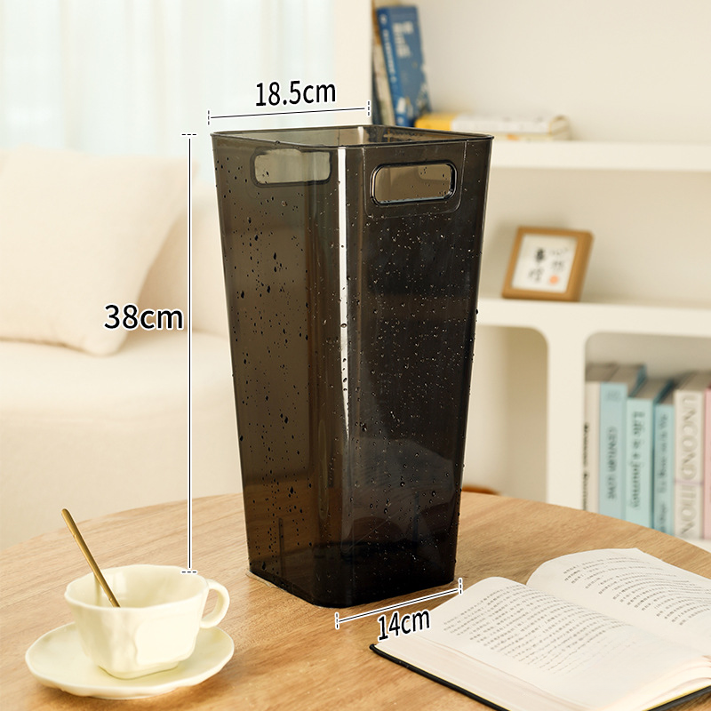 Transparent For acrylic Flower Bucket with Ergonomic Handle for Easy Pouring