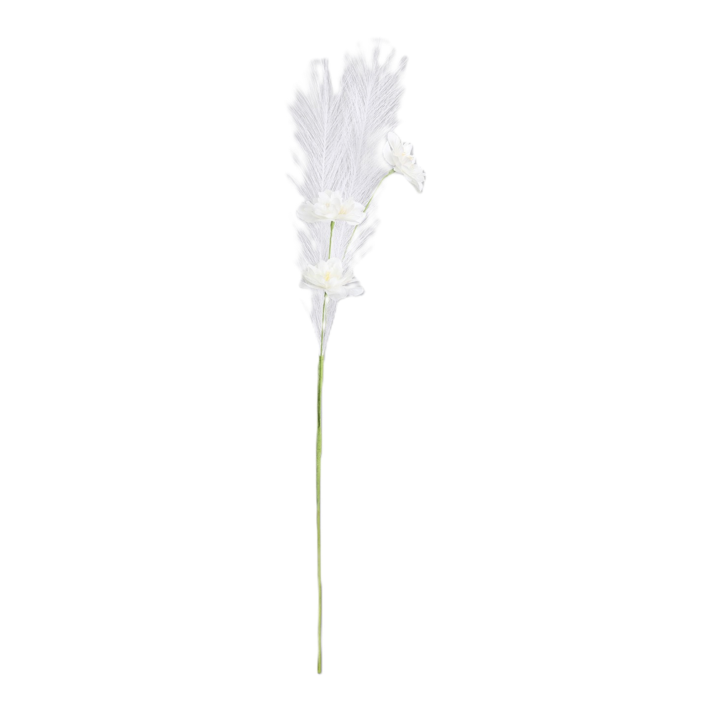 Purple Pampas Grass Branch Artificial Silk Reed Flower 75 cm for Wedding Decor