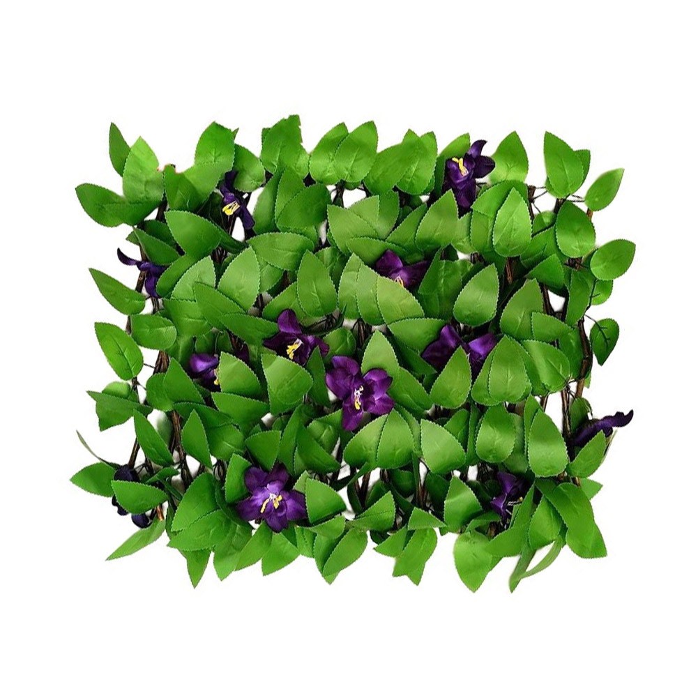 Green Stretchable Ivy Fence for Home Office Event Backdrop Simulation Plant