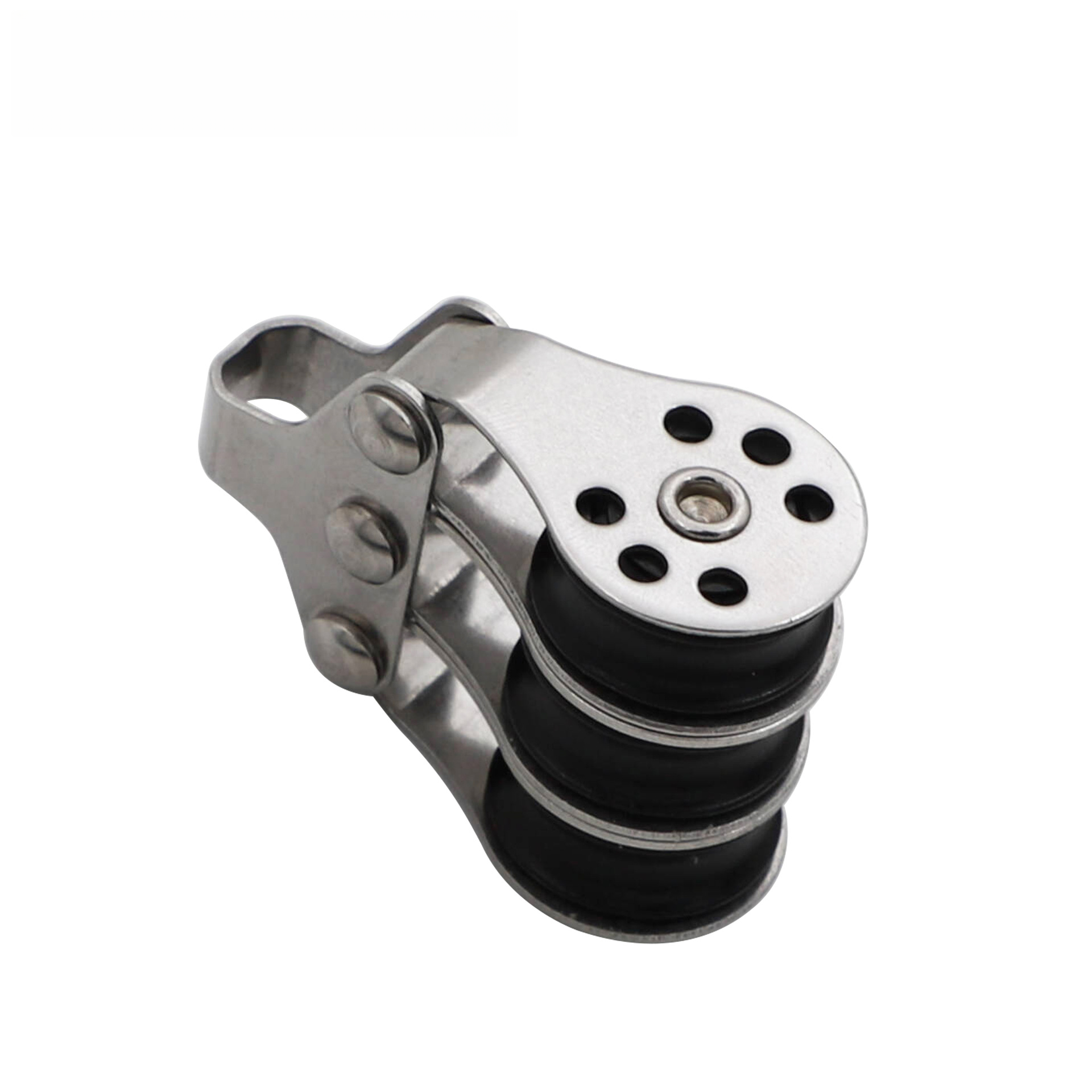 316 SS Pulley with Nylon Rolling Element for Outdoor Canopy Marine Rope Control