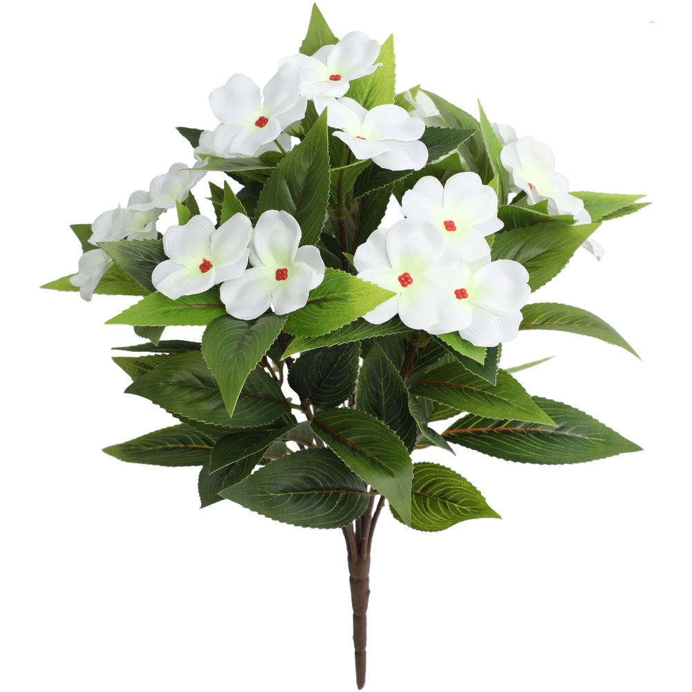 Artificial Silk Bouquet in White Pink Red Yellow Flower Red Purple 25x38cm Size