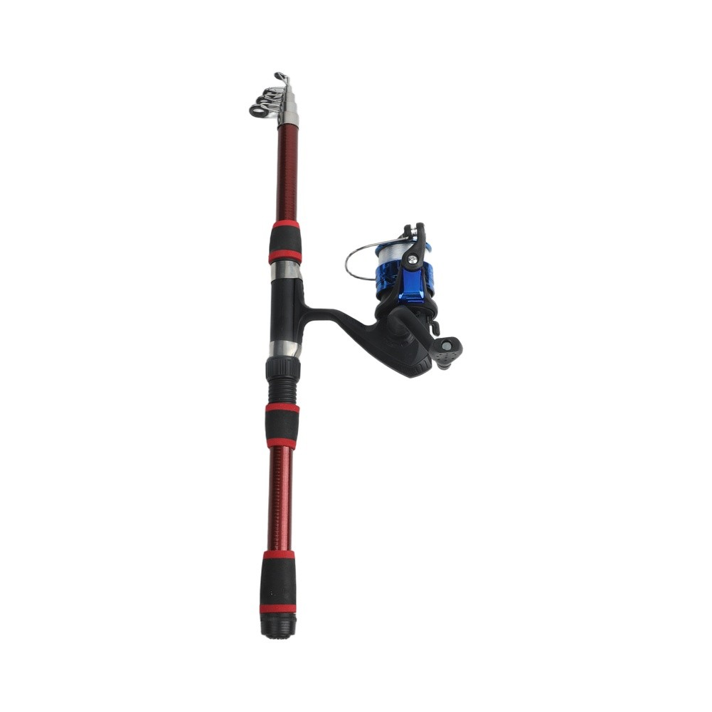 Telescopic Fishing Rod and Reel For Combo Full Kit with Gear Set Lightweight