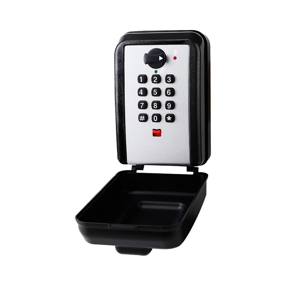 Outdoor Key Box with Button Lock System for Secure to Spare Keys Outside