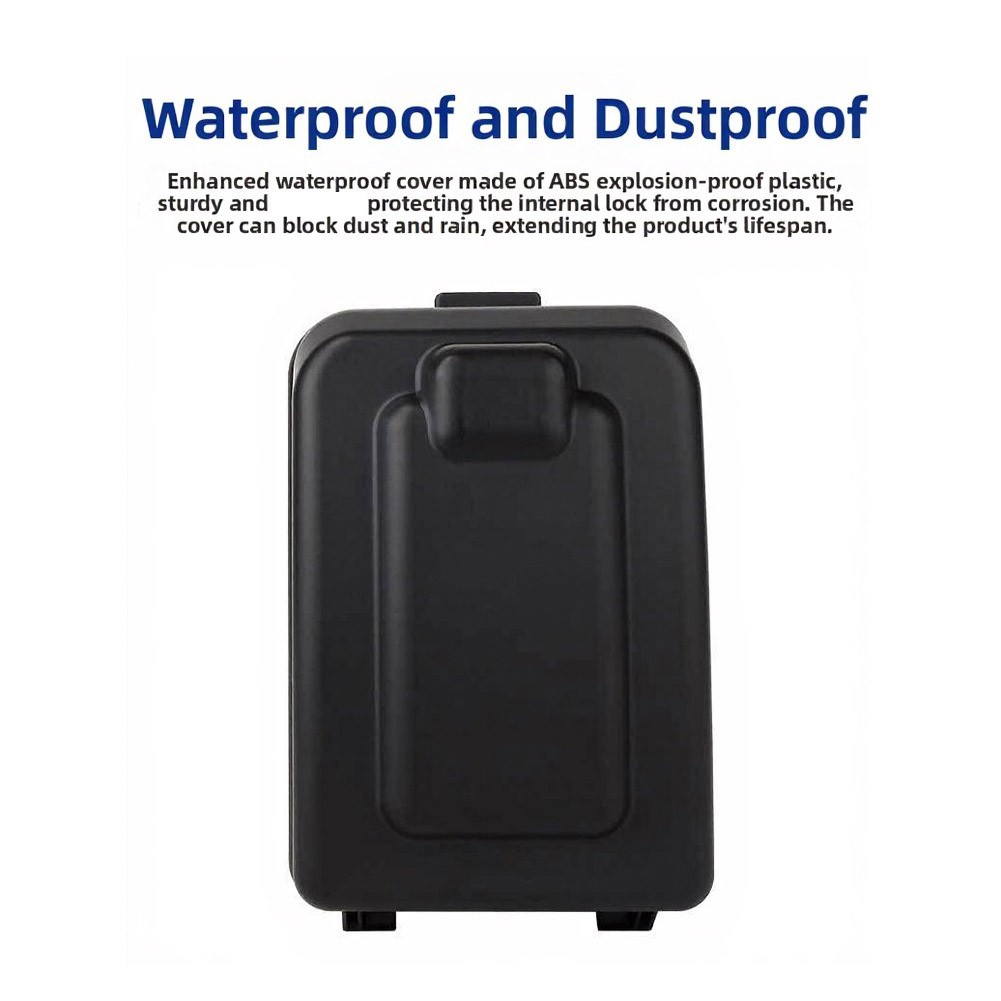 Outdoor Key Box with Button Lock System for Secure to Spare Keys Outside
