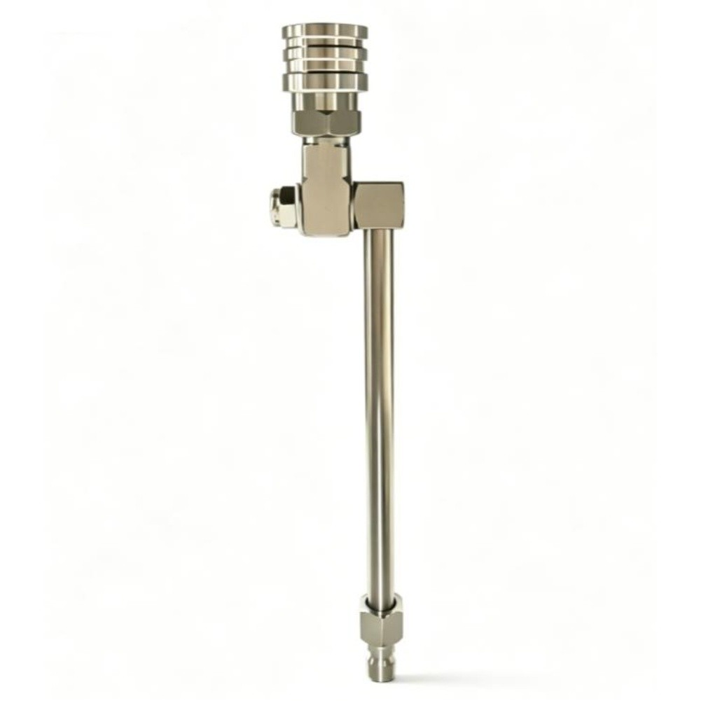 Stainless Steel For HVAC Duct Cleaning Nozzle with 360 Degree Rotation
