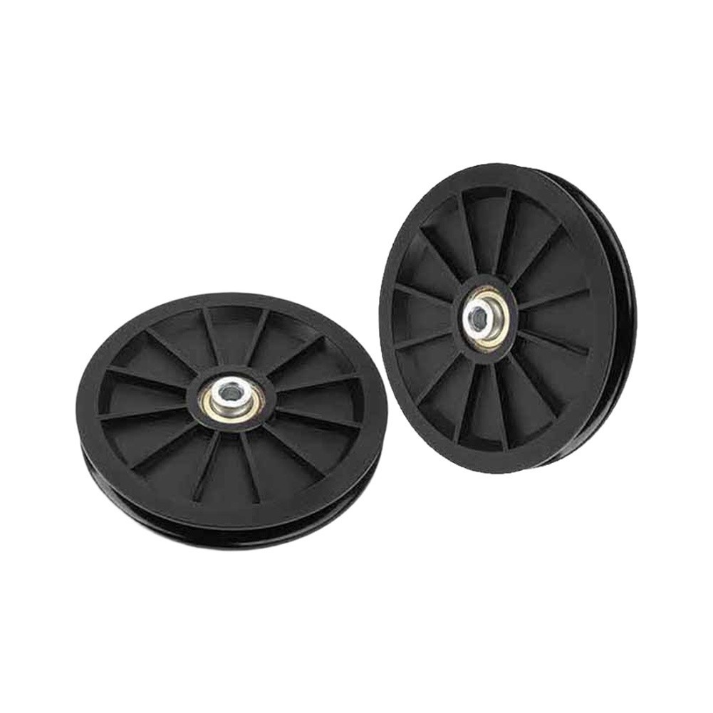 2pcs Cable Machine Pulley Wheels with Sealed Bearings for Lat Pulldown