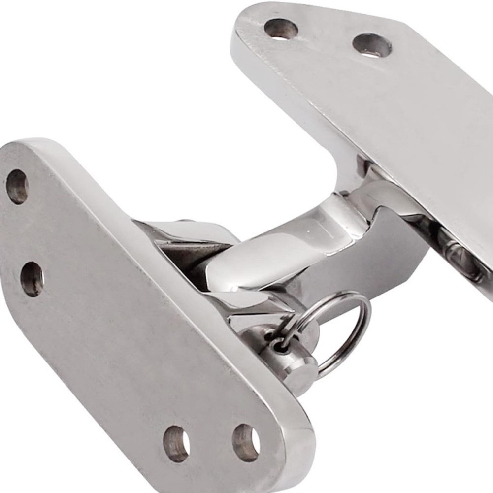 316 SS Mirror Polished Butterfly Hinge for Marine Applications Boat Yacht - Produktbild 5