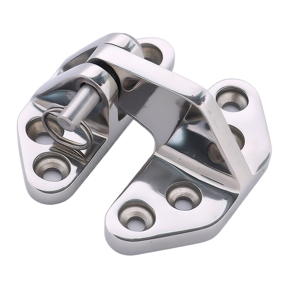 316 SS Mirror Polished Butterfly Hinge for Marine Applications Boat Yacht - Produktbild 1