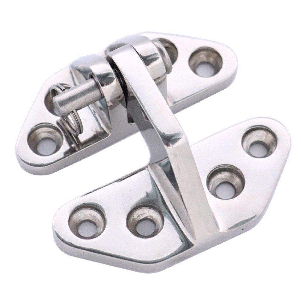 316 SS Mirror Polished Butterfly Hinge for Marine Applications Boat Yacht - Produktbild 4