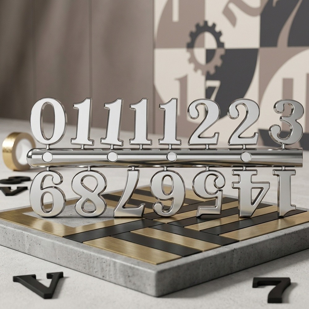 Enhance Your Home Decor DIY Roman Numeral Clock Parts Gold Silver Black Options - Produktbild 9