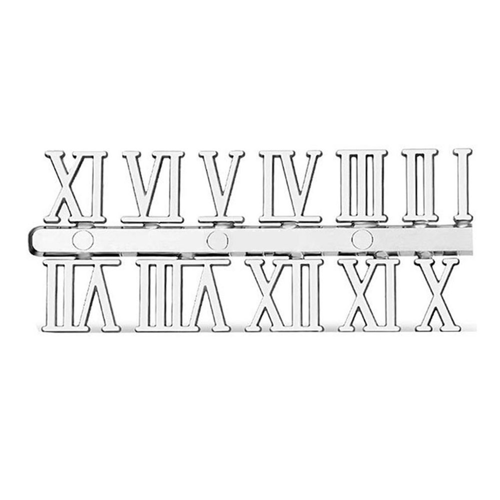 Enhance Your Home Decor DIY Roman Numeral Clock Parts Gold Silver Black Options - Produktbild 3