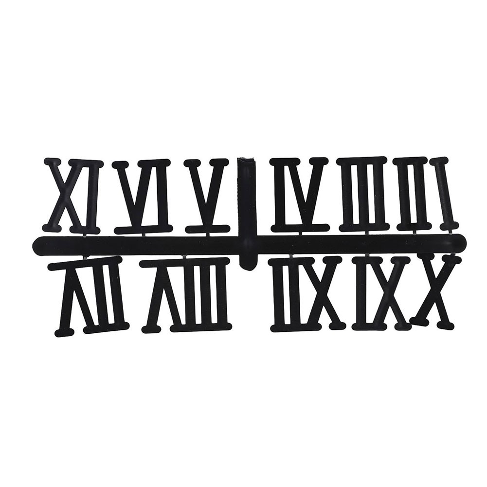 Enhance Your Home Decor DIY Roman Numeral Clock Parts Gold Silver Black Options - Produktbild 2