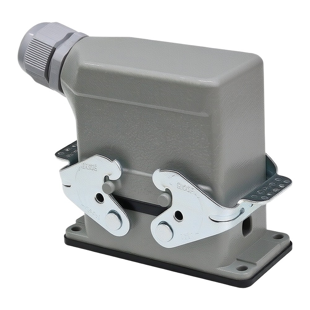 10 Core Interface Rectangular Aviation Socket Multiple Connection Points