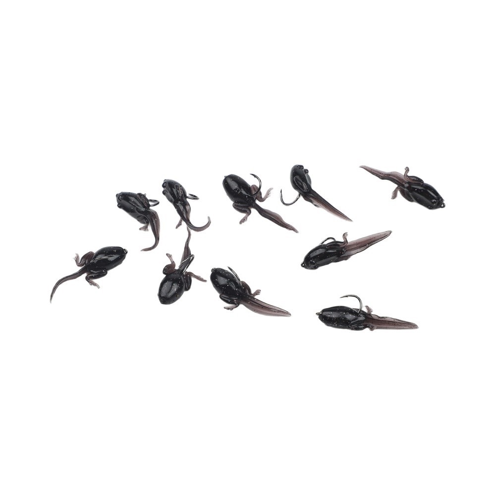 Soft Lure Tadpole Bait for Bass Fishing Topwater Floating with Realistic Design