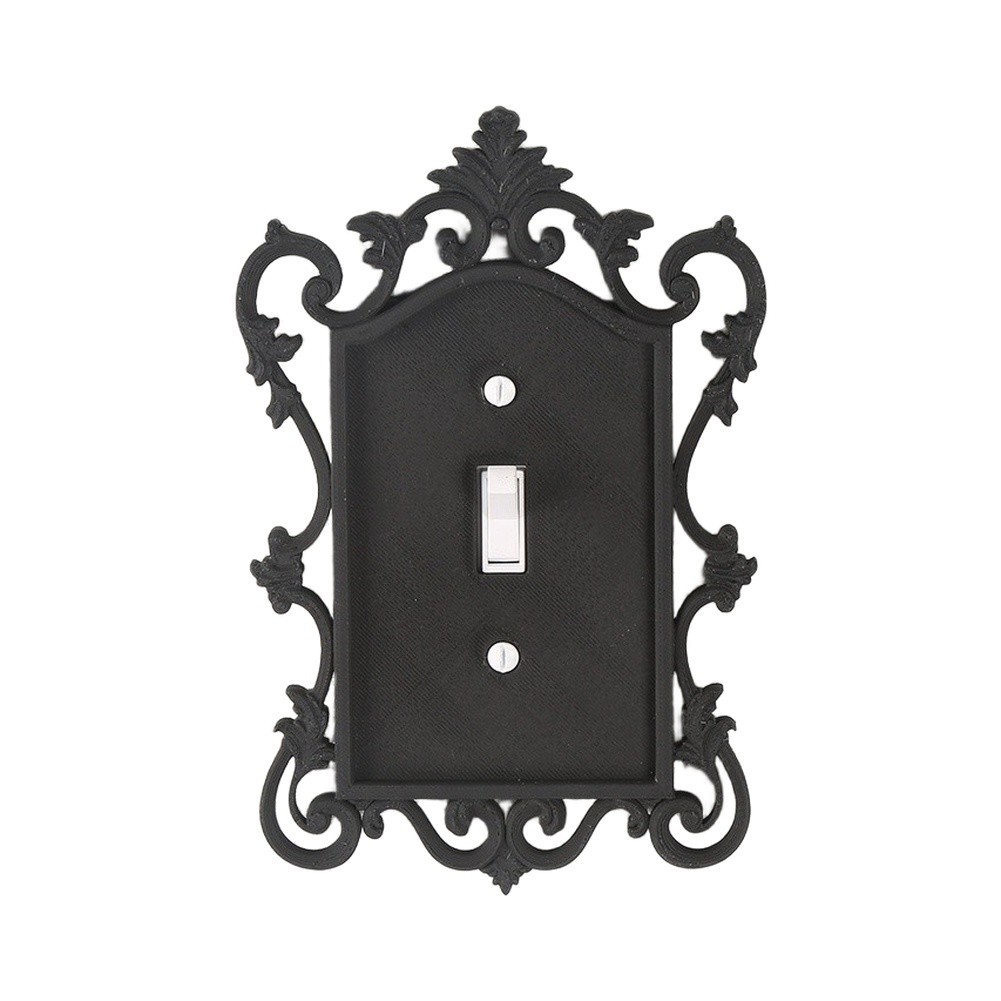 Home Office Decor Gothic Switch Board Cover 4.57 x 6.93 in Plastic Construction