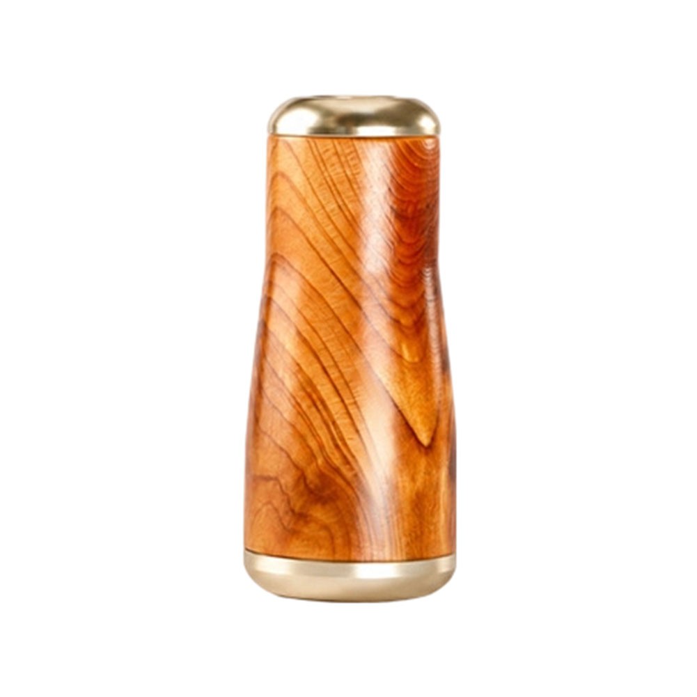 Wood Inlay Reel Handle with 16.8mm Palm Curve for Comfortable Cranking