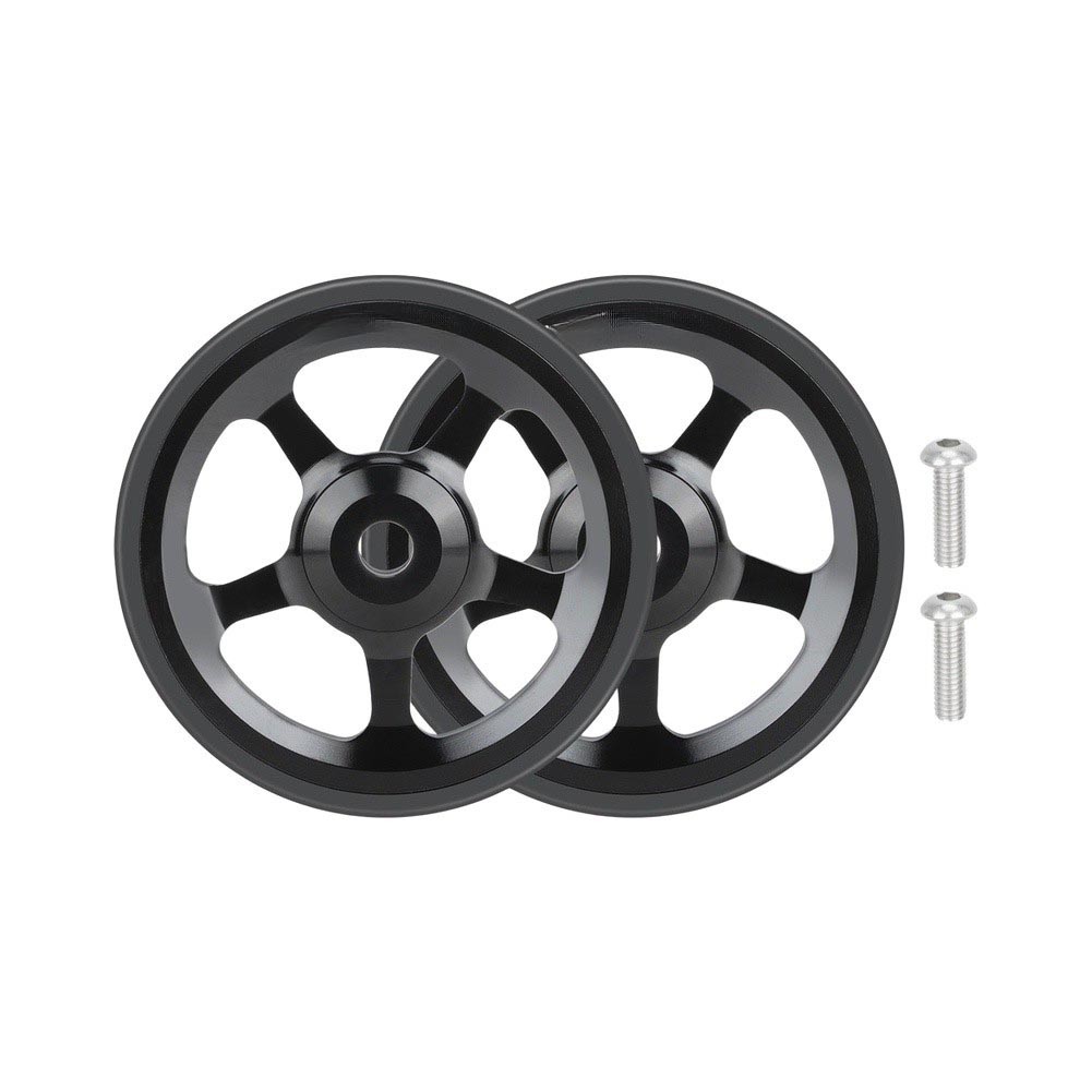 Lightweight Bike Casters Silent Rolling Wheels Precision Sealed Bearings