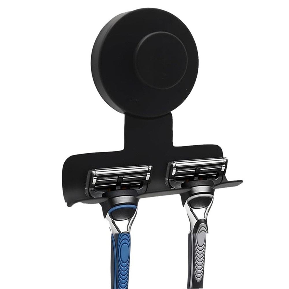 Stainless Steel Shaver Holder 2 Pack Suction Cup for Shower Bathroom Storage - Produktbild 1