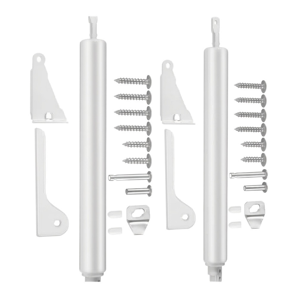Aluminum Screen Door Closer 3.9 in L x 1.6 in W x 13.4 in H White Finish