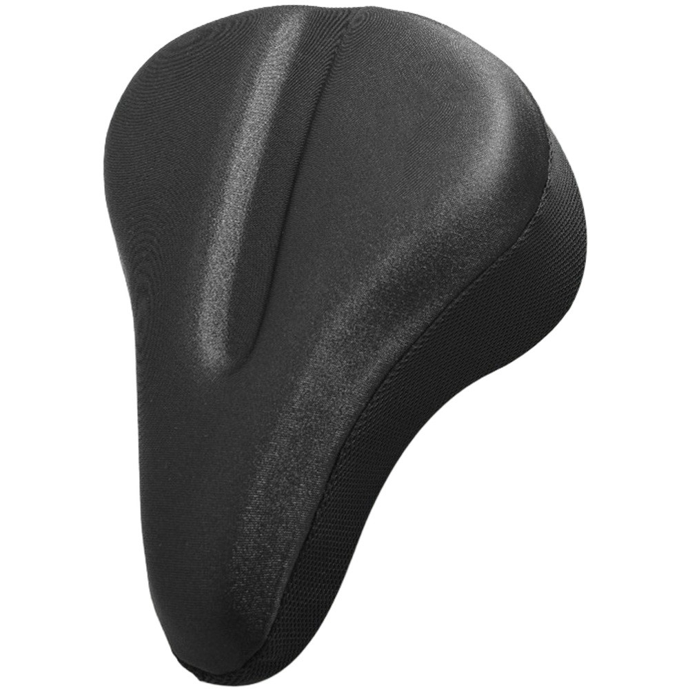 Thick Silicone Bicycle Seat Cover for MTB Road Fixie – 27cm x 24cm Black
