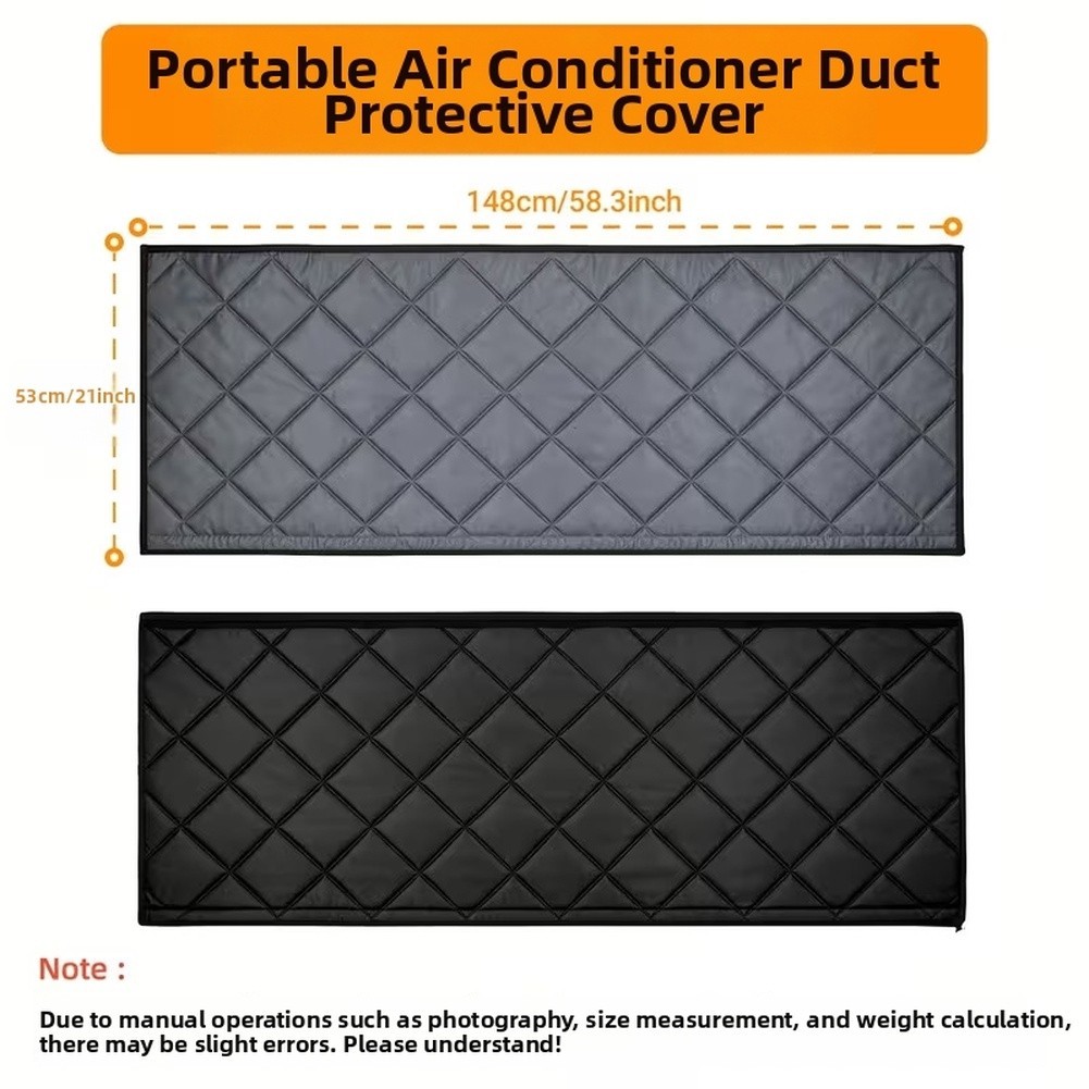 Oxford Fabric AC Hose Cover Wrap Energy Efficient Duct Insulation Sleeve