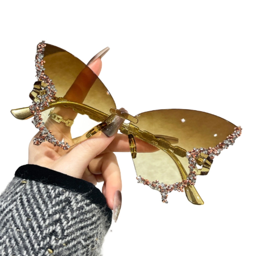 Butterfly Frame Sunglasses UV375 Protection for Fashion Forward Outdoors Wear