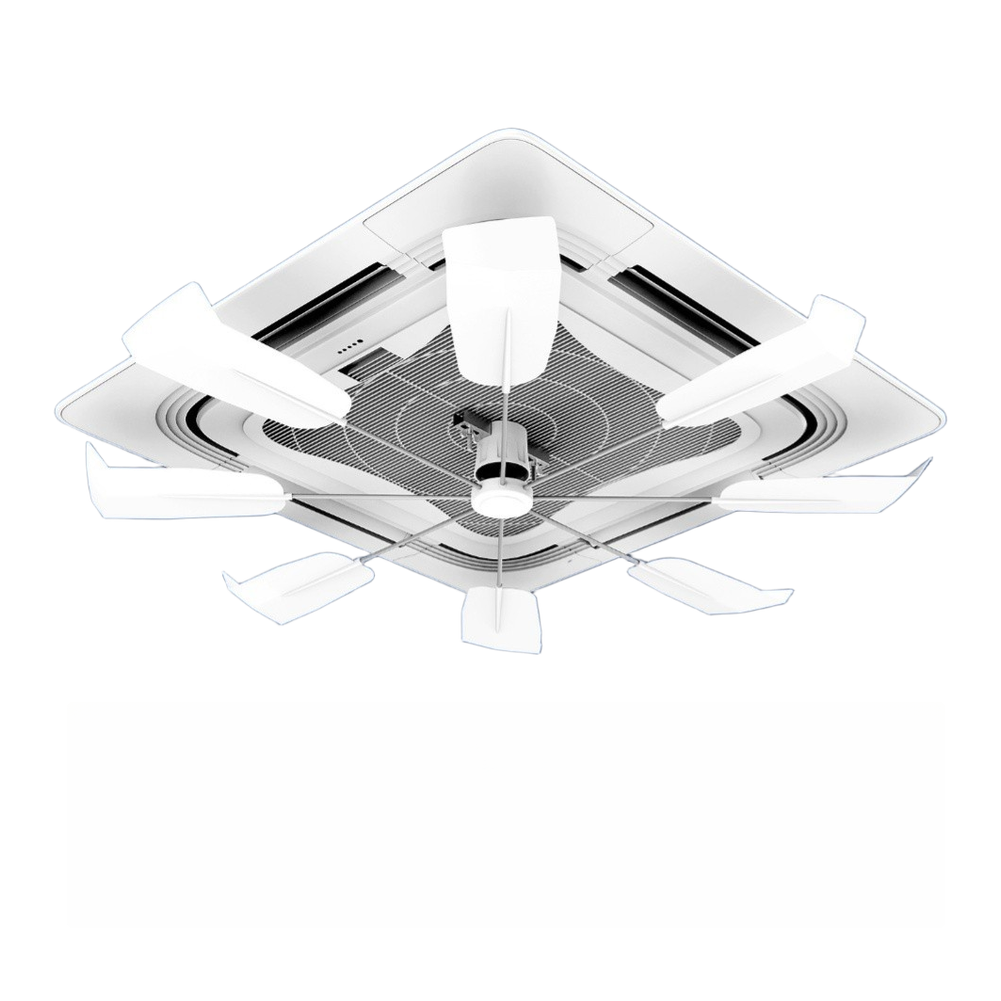 Central Ac Deflector Ceiling Air Baffle For Improved Comfort White Finish