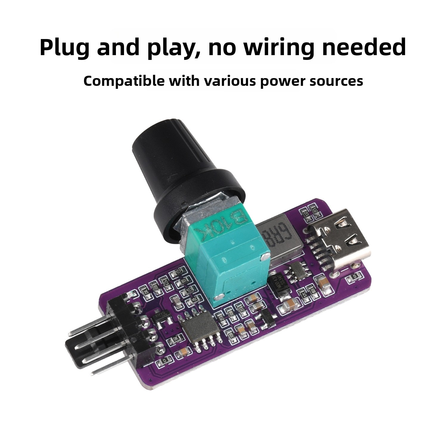 4Pin 12V Fan for DIY Enthusiasts Using For Velocity Controller Cooling