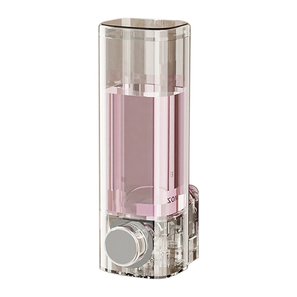 450ml Soap Dispenser with Smooth Press Action Wall Mounted No Hardware