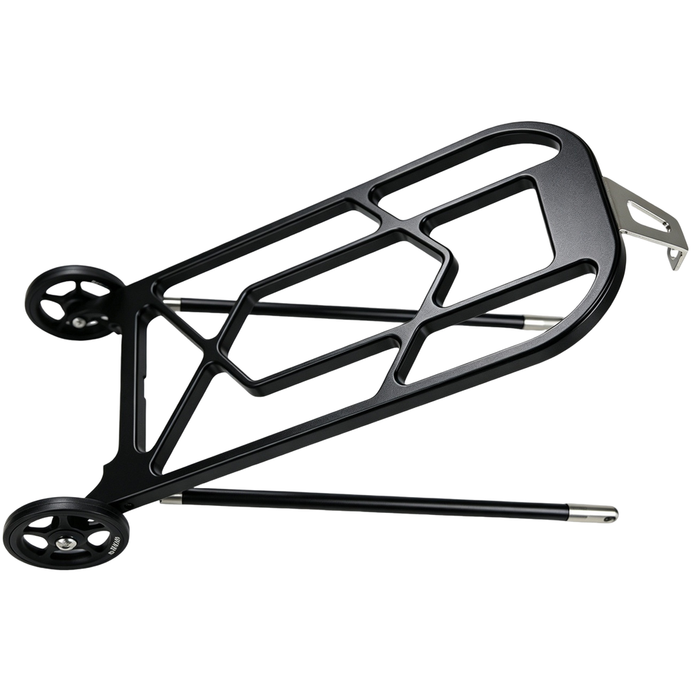 Folding Bike Rear Rack Aluminum 6061+T6 for Brompton 25kg Load 32×14.5×3.3cm