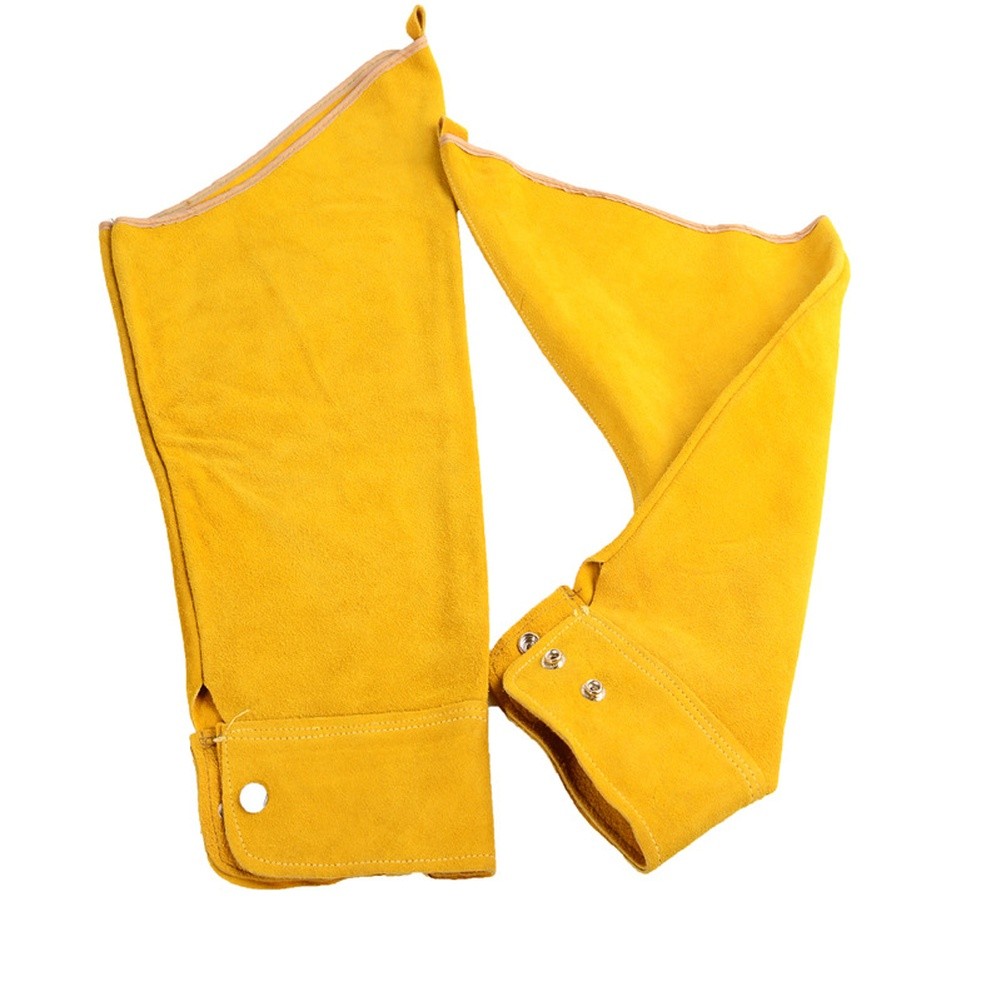 Cowhide Leather Welding Sleeve 60cm for Protection from Metal Splashes