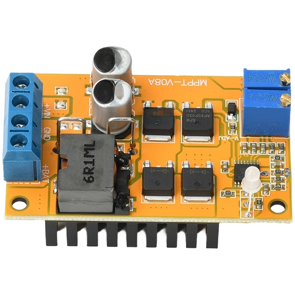 MPPT-Based 6 Amp Solar Charger Module Compatible with Lithium Batteries