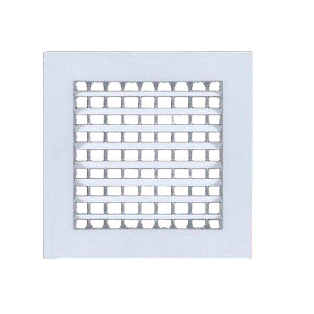 Aluminum Air Grille with Eggcrate Grid for 10 inch x 10 inch Duct 30x30x10 cm