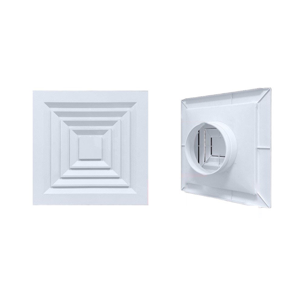 ABS Plastic Bathroom For Exhaust Cover 30x30x10cm for Standard Fan Fit