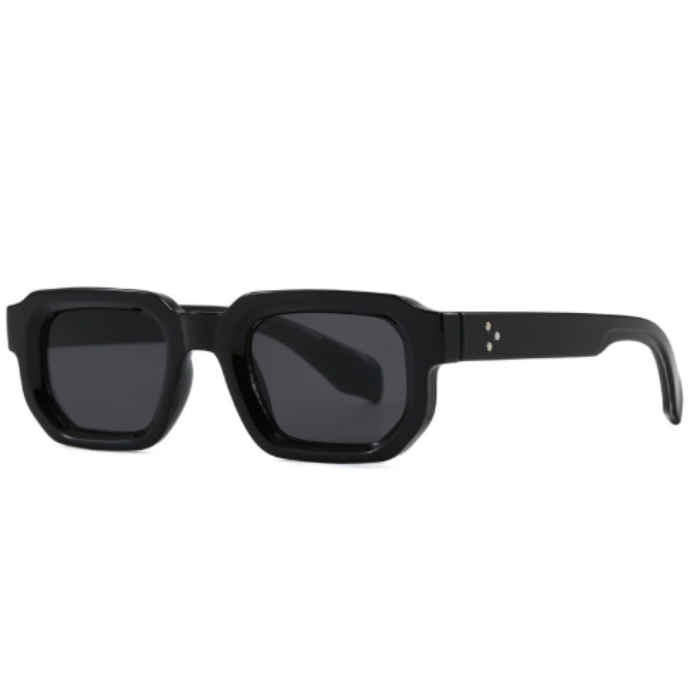 Retro Korean Square Sunglasses Clear Lens UV Protection Comfort Driving