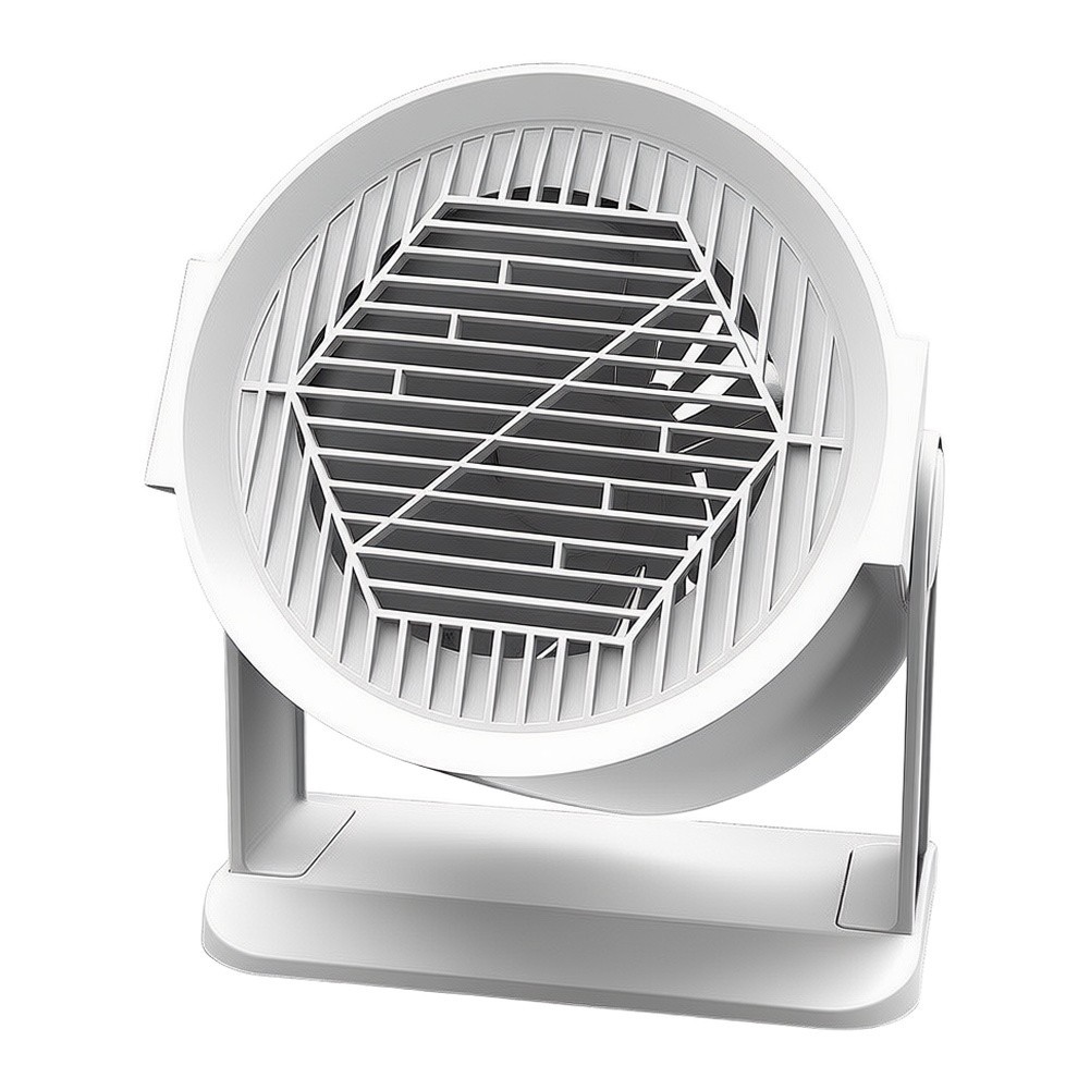 220V 400W Space Heater for Indoor Use with 120 Deg Tilt and Overheat Safety