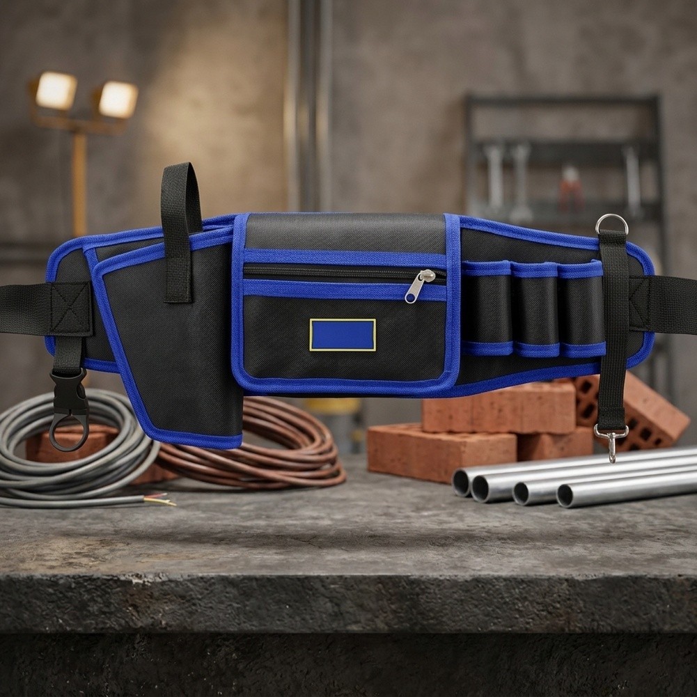 Tool Belt for Electricians Plumbers Carpenters Waterproof 1680D Oxford - Produktbild 4