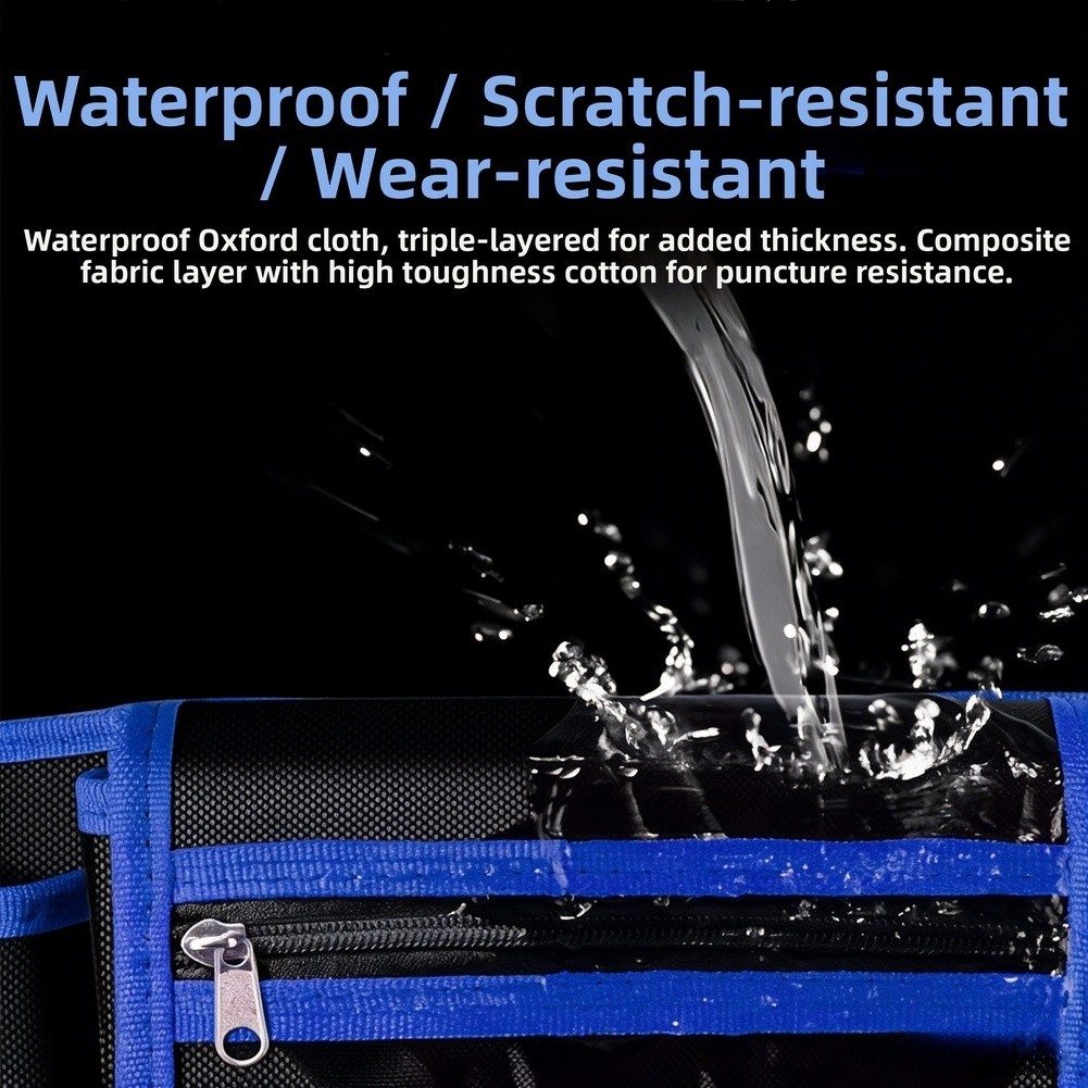 Tool Belt for Electricians Plumbers Carpenters Waterproof 1680D Oxford - Produktbild 9