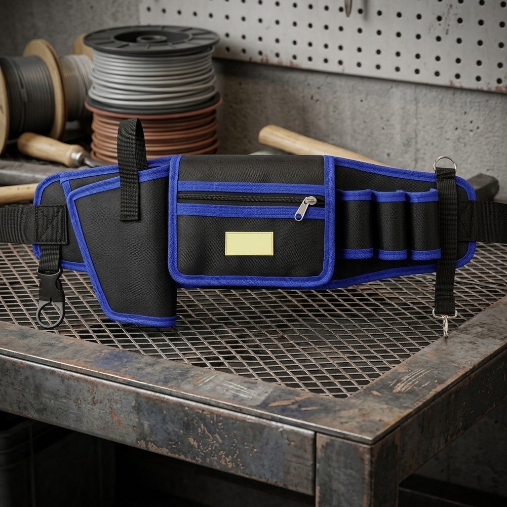 Tool Belt for Electricians Plumbers Carpenters Waterproof 1680D Oxford - Produktbild 5