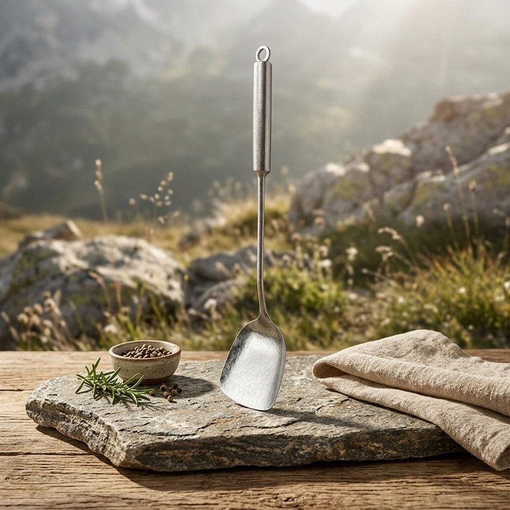 Pure Titanium Tableware 41cm Lightweight Heat Resistant Rust Resistant Set - Produktbild 5