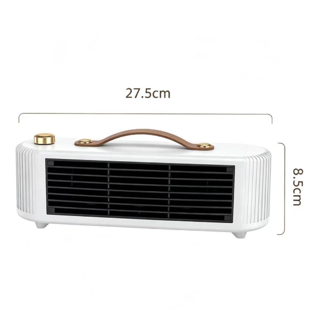 500W Portable Space Heater Compact 30.5xFor 10.5×13.5cm for Small Rooms